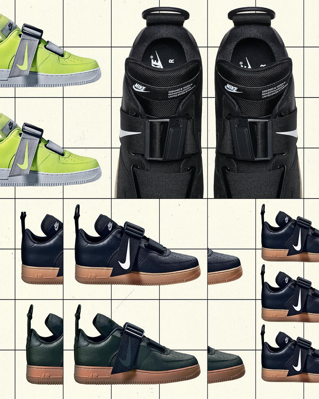air force 1, utility, nike, house of hoops, footlocker 